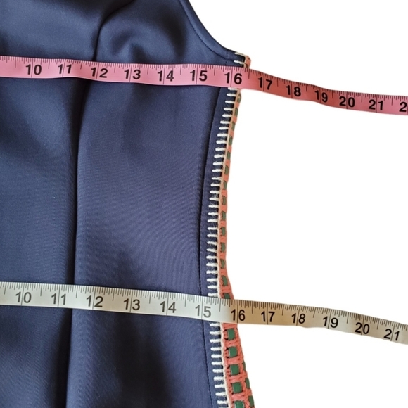 Lilly Pulitzer Milaโ Dress Small Navy Preppy Wedding Ponte Nautical Stretch Slim - Picture 13 of 16